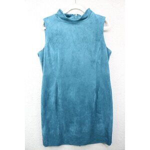 Tahari Arthur S. Levine Sleeveless Faux Suede Dress-Size 14-Office-Business